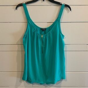NWT Express Women’s Turquoise Tank Top, Size M